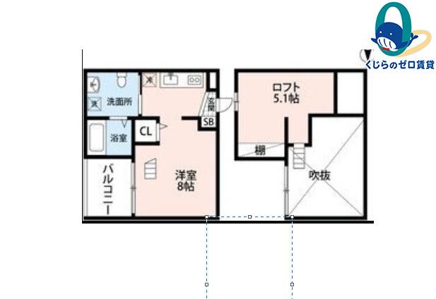 プルミエール(ワンルーム/2階)の間取り写真