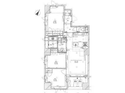 グリーンパーク日本橋堀留町(3LDK/10階)の間取り写真