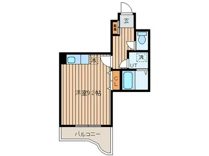 武商ビル(ワンルーム/4階)の間取り写真