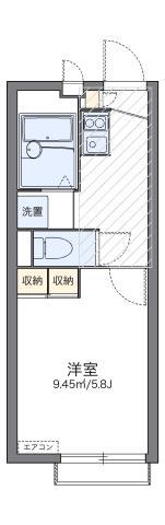 レオパレスヴァンベールIII(1K/2階)の間取り写真