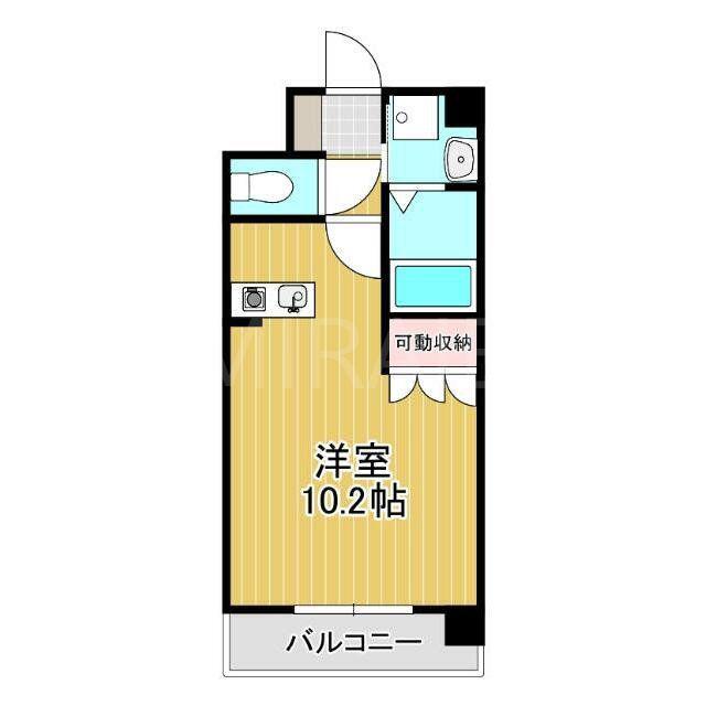 スクエアーズ鎌倉(ワンルーム/5階)の間取り写真