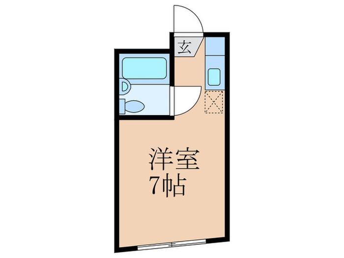 ルレ西荻窪(ワンルーム/3階)の間取り写真