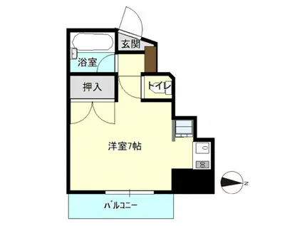 メゾン・ド・K3(ワンルーム/3階)の間取り写真
