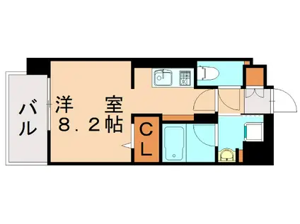 LANDIC 03152(ワンルーム/6階)の間取り写真