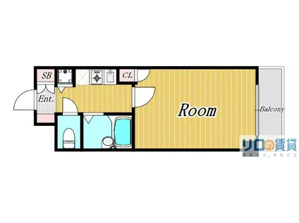 リーガル新大阪III(1K/6階)の間取り写真