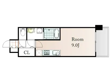 アドバンス新大阪III(ワンルーム/5階)の間取り写真