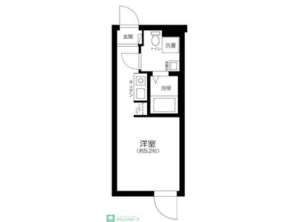 KMS COYO西日暮里(ワンルーム/3階)の間取り写真
