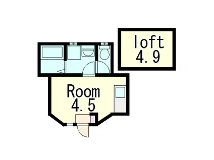 ウイルヴィレッジ一里山(ワンルーム/1階)の間取り写真