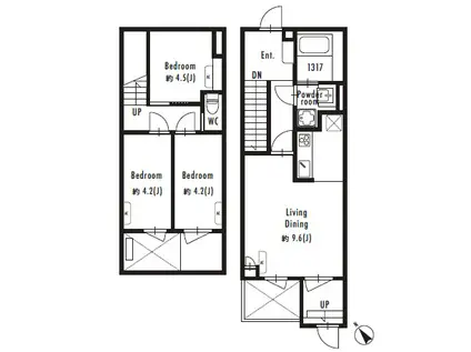 GRANPASEO駒場東大前 グランパセオ駒場東大前(3LDK/B1階)の間取り写真