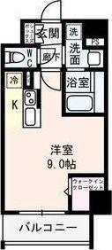 ラルーチェ北梅田(ワンルーム/2階)の間取り写真