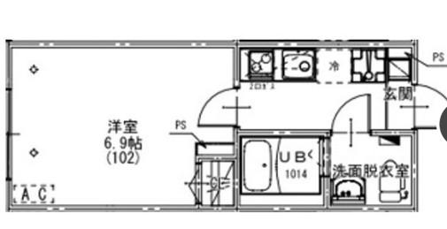 KEIAI RESIDENCE 北習志野(1LDK/2階)の間取り写真