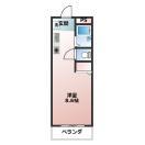 メゾン庄名II(ワンルーム/3階)の間取り写真
