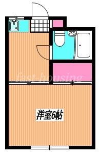 ホワイトコート101(1K/1階)の間取り写真