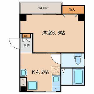 ロイヤルシティ西日暮里(1K/4階)の間取り写真