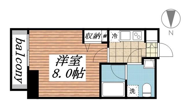 プレスタイル両国弐番館(1K/10階)の間取り写真
