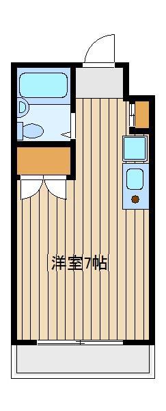 セレス21(ワンルーム/3階)の間取り写真
