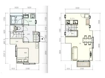 カーサ上星川(1LDK/1階)の間取り写真