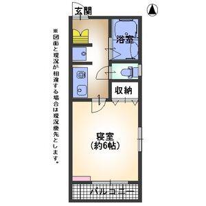 第2エムワンビル(1K/4階)の間取り写真