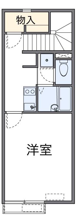 レオネクスト葵(1K/2階)の間取り写真