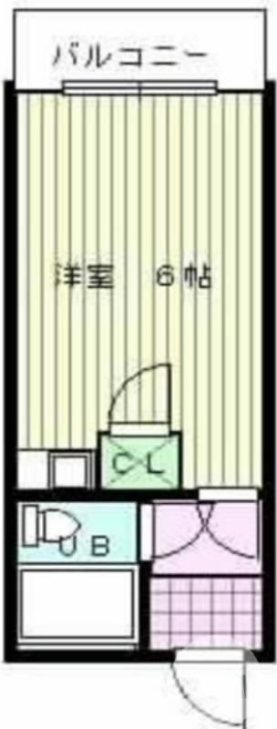 サンロード白鷺(ワンルーム/5階)の間取り写真