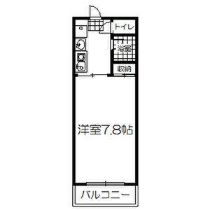 NTYビル(1K/2階)の間取り写真