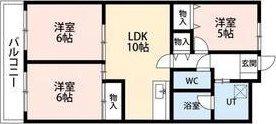 シティプラザ浜松(3LDK/7階)の間取り写真