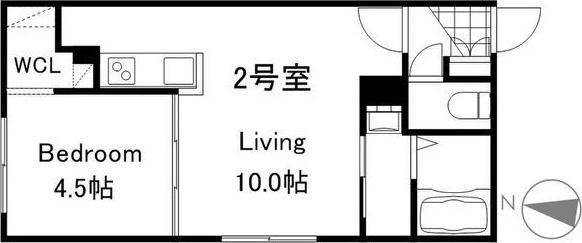 NOJU S20W8(1LDK/4階)の間取り写真