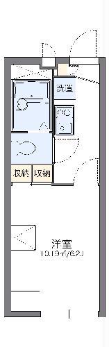 レオパレスノワール(1K/1階)の間取り写真