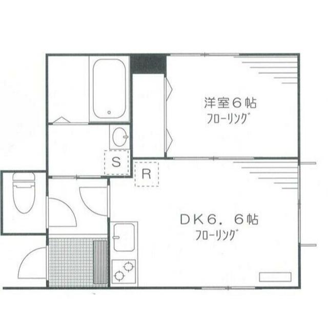 東京メトロ有楽町線 小竹向原駅 徒歩3分 3階建 築8年(1DK/1階)の間取り写真