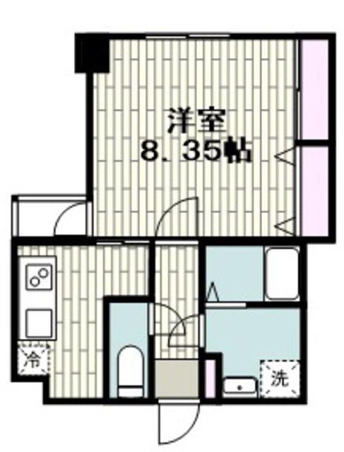 POWERHOUSE/大師(1K/6階)の間取り写真