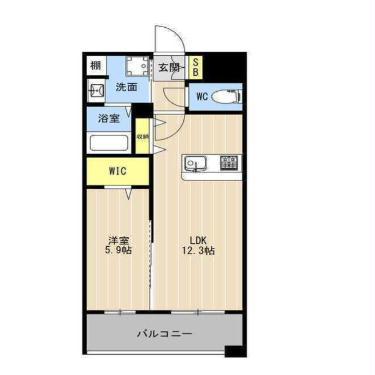 LIBTH菊陽III(1LDK/2階)の間取り写真