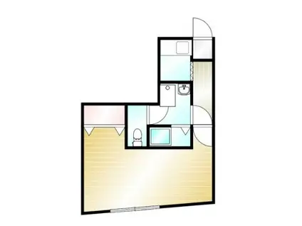 エンゼル33(1K/3階)の間取り写真