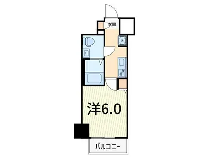 ジェノヴィア青砥スカイガーデン(1K/10階)の間取り写真