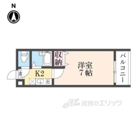 シェモアキヨシ(1K/3階)の間取り写真
