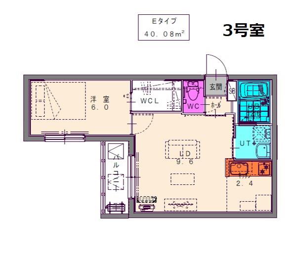 LA CAUSA N13(1LDK/1階)の間取り写真