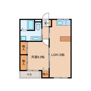 レジェンドその(1LDK/1階)の間取り写真