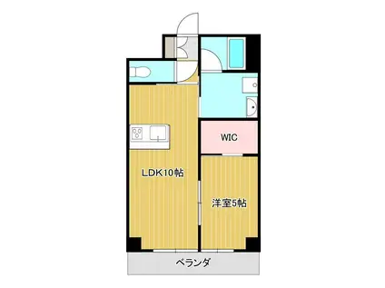 ELCIA-II(1LDK/1階)の間取り写真