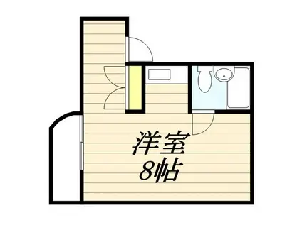 メゾン雅(ワンルーム/3階)の間取り写真