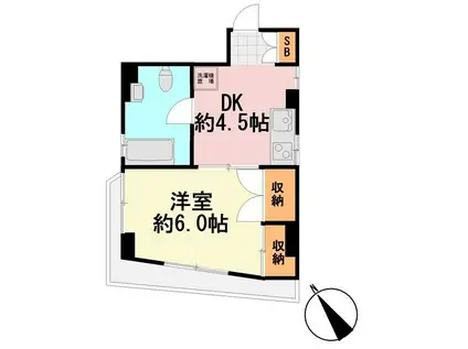 都営三田線 春日駅 後楽園駅 駅近 2人入居可 3階 広々25平米(1DK/3階)の間取り写真