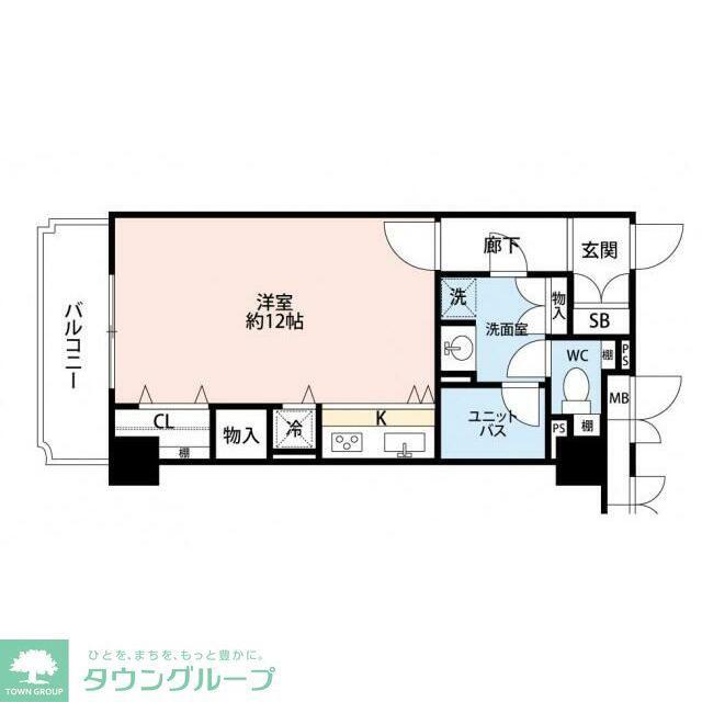 KAMEI.BLD(ワンルーム/3階)の間取り写真