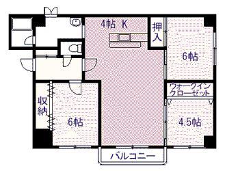 E-21ひまわり619(3LDK/1階)の間取り写真