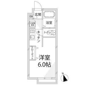 山陽電鉄本線 手柄駅 徒歩25分 3階建 築10年(ワンルーム/2階)の間取り写真