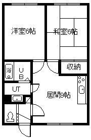 7・9イトーピアハイツ(2DK/2階)の間取り写真