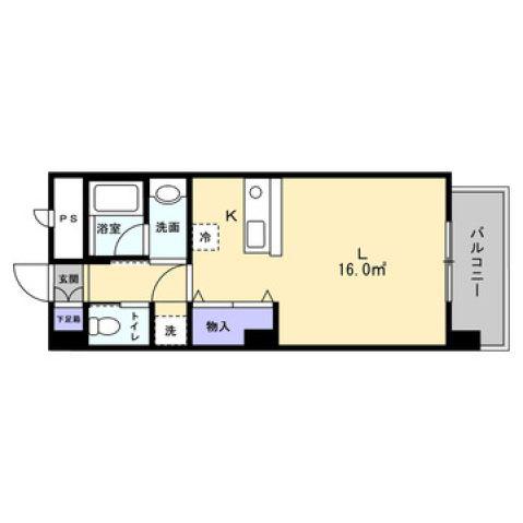 CASA ANGELICA(1K/5階)の間取り写真