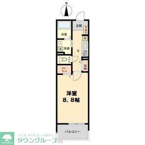 WILLDO 太閤通(1K/9階)の間取り写真