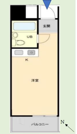 パレドール文京大塚第3(ワンルーム/5階)の間取り写真