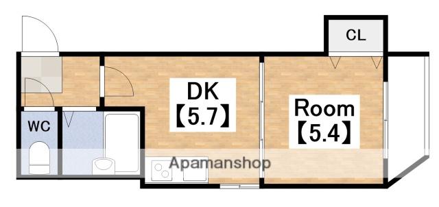 リレックス上住吉(1DK/4階)の間取り写真