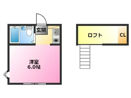 やままんアベニュー(ワンルーム/1階)の間取り写真