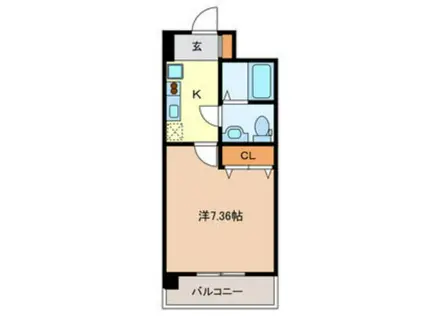 JC GRANDE MODO(1K/5階)の間取り写真
