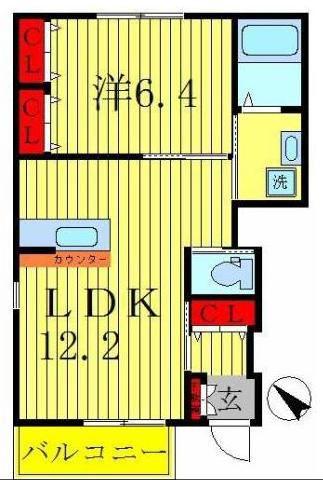 JIROEMON II(1LDK/1階)の間取り写真